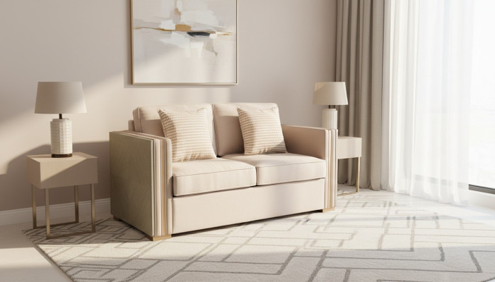 Sofa rozkładana Podkładka designerska kanapa Siedziba dwumiejscowa Meble w stylu amerykańskim