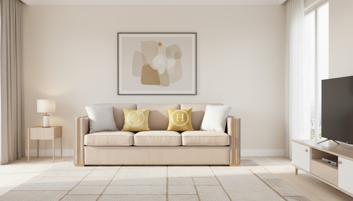 Designerski Salon Meble Zestaw sofowy Kanapa Podkładka Kompletna Sofa