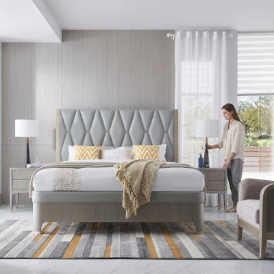 Sypialnia Luxury Łóżko Design Drewno Łóżko łóżka 180x200cm