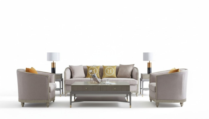 Luksusowy zestaw mebli sofowy Sofa do salonu Sofa Zestaw podkładek Kompletny