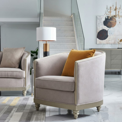 Fotel Jednomiejscowy Royal Krzesło Throne Podkładka Lounge Krzesła Sofa Hotel