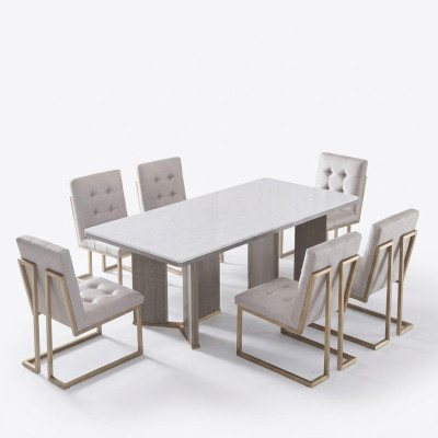jadalnia Tabela Designer Luxury Meble Drewno stoły 180x90cm Salon