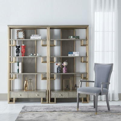 Designerska Gablota 2x Galota Drewno Szafa Szafki półki do salonu