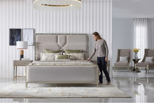 Sypialnia luksusowy projekt Łóżko Łóżko łóżka 180x200cm Dubai podwójne