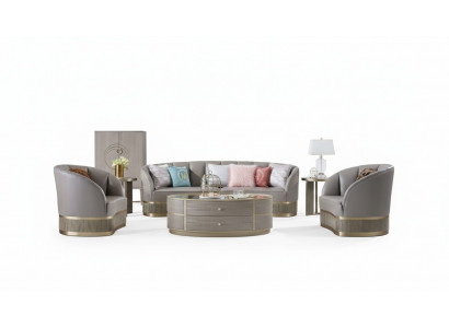 Design Furniture Meble Zestaw sofowy 3+1 miejsce do siedzenia Sofa Podkładka Zestaw Skórzana Sofa