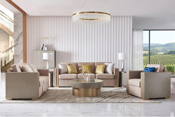 Design Furniture Meble Zestaw sofowy 3+2 miejsce do siedzenia Kanapa Zestaw podkładek