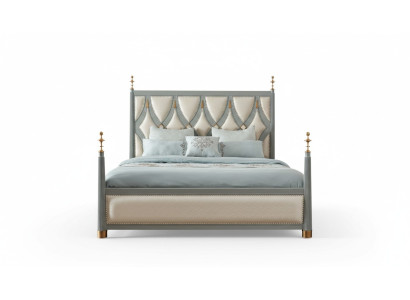 Luksusowe Meble Sypialnia Hotelowe łóżka Royal Gold Łóżko Drewno Łóżko 180x200cm
