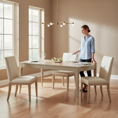 Stół obiadowy Design Luxury Meble stoły Meble drewniane w stylu włoskim