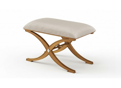 Design Stołek Ławka Luxury Meble Pufa Podnóżek Taboret Tapicerowany