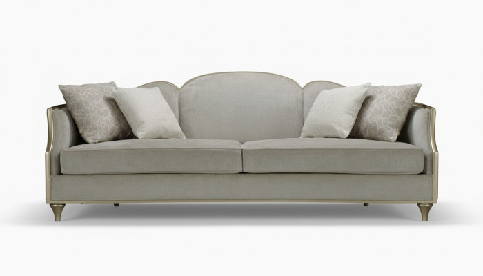 Nowoczesna sofa Włókienniczy Fotel Zestaw sofowy 4+1+1 miejsce siedzące w salonie