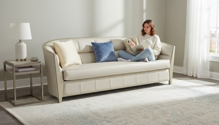 Zestaw sofowy 4+1+1 miejsce do siedzenia salon sztuczna skóra Meble tapicerowane luksusowa sofa