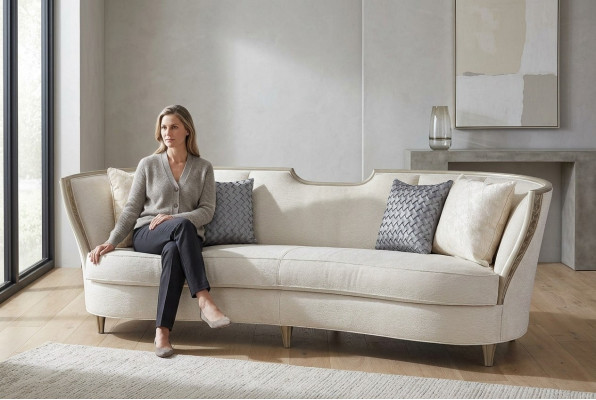 Designerska sofa Zestaw sofowy 3+1 miejsce do siedzenia Meble tapicerowane Nowoczesna sofa Fotel