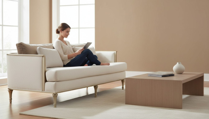 Trzyosobowe Meble tapicerowane 3 miejsce siedzące Sofa Kanapa Podkładka Siedziba Ustawić 3er
