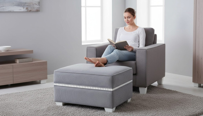 Włókienniczy Stołek Sofa Pufa Podkładka Bok Stołek Stołek meblowy Stołek Drewno