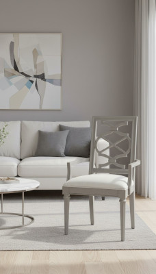 Luxury Design Krzesło z Podłokietniki Oryginalne Włókiennicze Meble Jednomiejscowe Drewno