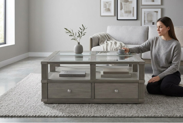 stolik kawowy Design Luksusowe stoły Salon Nowoczesne Meble Stolik