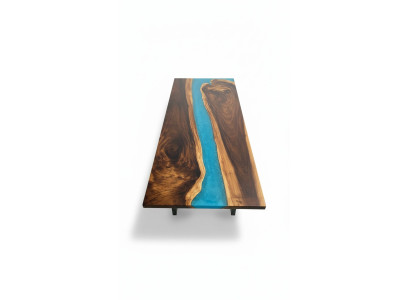 stoły Stół obiadowy Design Tabela Modern Sea River Meble stoły Epoksydowe