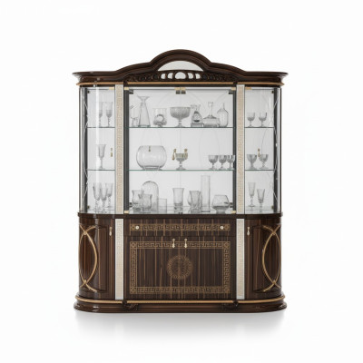 Włoskie Meble Gablota xxl Szafa prezentuje Show Szafki Design Living Room