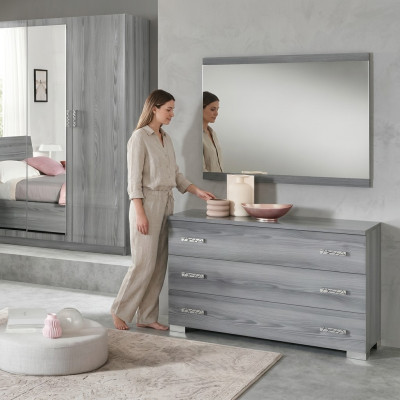 Kredens Lustro Design Meble konsola Drewno Szafa Szafa Kredens