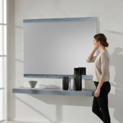 Lustro łazienkowe Lustro łazienkowe Lustro 110*4cm lustro wiszące Szkło połysk ścienne Nowość