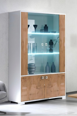 Witryna Gablota XXL salon 110*50 Szafki Design Meble Włoskie Nowość