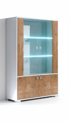 Witryna Gablota XXL salon 110*50 Szafki Design Meble Włoskie Nowość