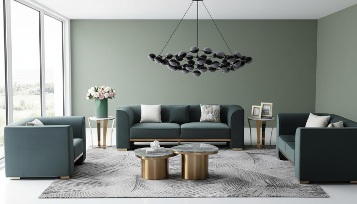 Sofa trzyosobowa duża xxl Podkładka Design Sofa Nowoczesna 3-osobowa Siedziba Sofy Pokój Meble