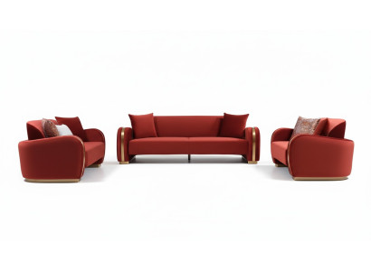 Zestaw sofowy 321 miejsce do siedzenia Zestaw Design Sofa Kanapy Kanapa Luksusowa Grupa Podkładka Nowość