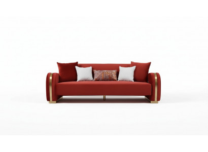 Sofa Trzyosobowa Podkładka Design Sofa Sofa 3-osobowa Siedziba Sofy Włókiennicze Design Sofa Meble Nowość