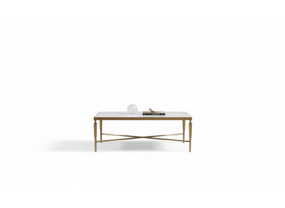 Stal nierdzewna Luxury Living Room Stolik kawowy Design stoły Style Meble Prostokątne