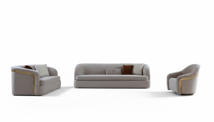 Zestaw sofowy 321 miejsce do siedzenia Set Design Sofa Grupa Couch Modern Luxury Podkładka Nowość