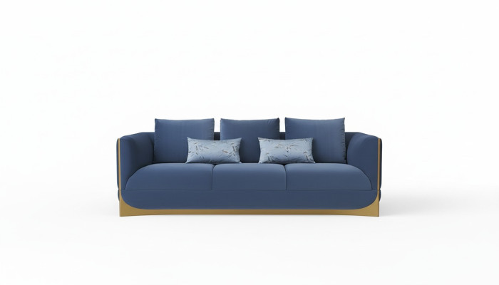Sofa Trzyosobowa Podkładka Design Sofa Nowoczesna 3-osobowa Siedziba Sofy Pokój Luxury Meble