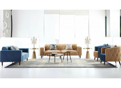 Sofa Trzyosobowa Podkładka Design Sofa Nowoczesna 3-osobowa Siedziba Sofy Pokój Meble Nowe