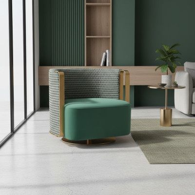 Fotel Couch Podkładka Designer Włókienniczy 1 miejsce siedzące Podkładka Siedziba Kanapy jednomiejscowe