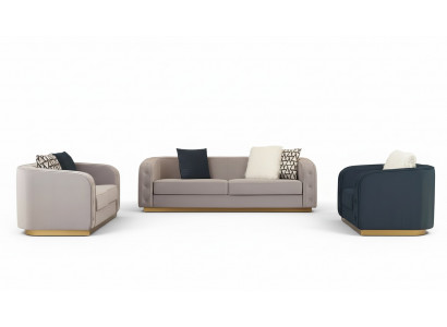 Zestaw sofowy 3+2+1 miejsce do siedzenia Zestaw Design Sofy Podkładka Kanapy Włókienniczy Modern Relaks