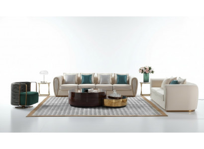 Zestaw sofowy 3+2+1 miejsce do siedzenia Zestaw Design Sofy Podkładka Kanapy Modern Włókienniczy Relaks