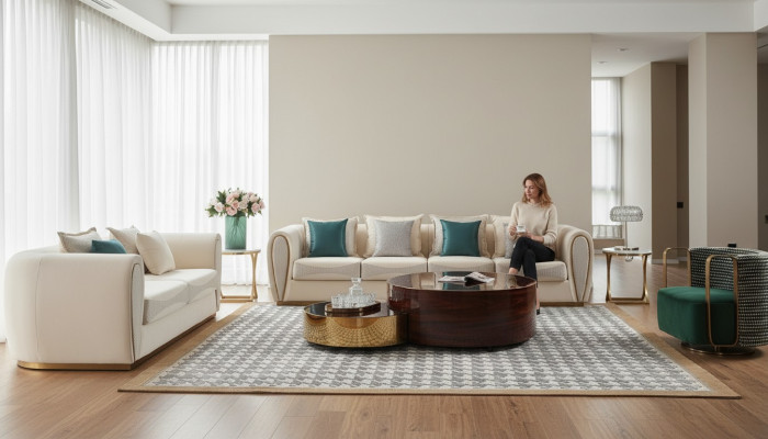Pokój Meble Sofa Trzyosobowa Podkładka Sofa New Design Nowoczesna Siedziba Luksusowe Sofy