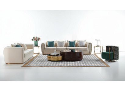 Pokój Meble Sofa Trzyosobowa Podkładka Sofa New Design Nowoczesna Siedziba Luksusowe Sofy