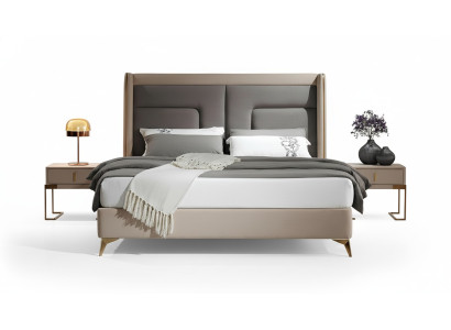 Luksusowa Sypialnia Łóżko Design Podkładka do łóżka Meble Sleep Hotel Double 180x200