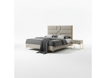 Podwójne łóżko łóżko małżeńskie design luksusowe Aksamit łóżko tapicerowane design bed Włókienniczy łóżka