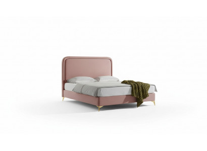 Podwójne łóżko łóżko podwójne design luksusowe Luxur łóżko tapicerowane łóżko designerskie 180x200cm Nowość