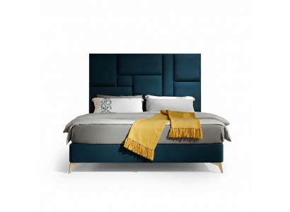 Łóżko Design 180x200cm Podwójne łóżko łóżko podwójne Design Luxury Luxur Łóżko tapicerowane Nowość