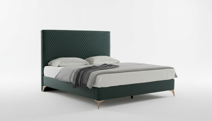 Łóżko Podkładka Design Luksusowe podwójne łóżko Małżeństwo Sleep Pokój Skóra Hotel Łóżko Nowe
