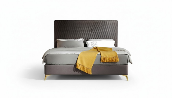 Design Luxury Luxur Łóżko tapicerowane łóżko designerskie Skóra łóżka małżeńskie Podwójne łóżko Łóżko