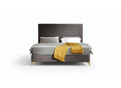 Design Luxury Luxur Łóżko tapicerowane łóżko designerskie Skóra łóżka małżeńskie Podwójne łóżko Łóżko