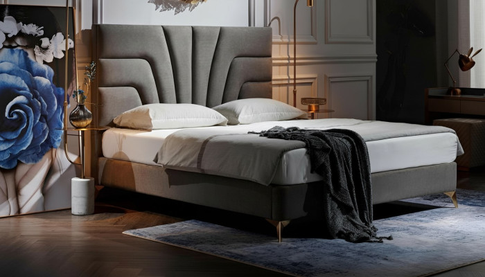 Hotel Marriage Luxury Łóżko Podwójne łóżko Sypialnia Design Meble Drewno Luxury bed Nowość