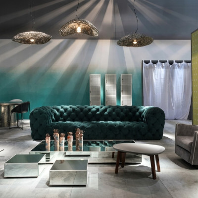 Chesterfield czteroosobowa luksusowa sofa klubowa XXL dla ekskluzywnych