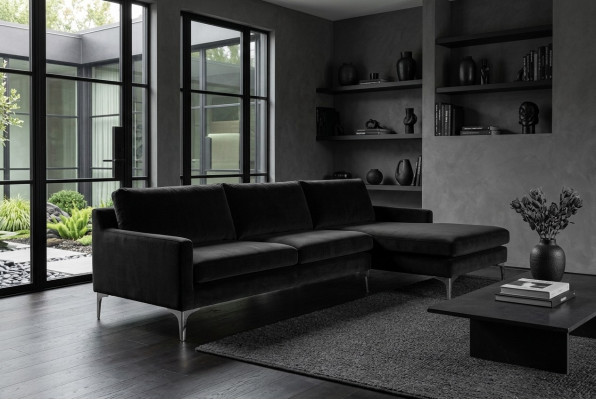 Zestaw narożny Narożnikowa kanapa Sofa Kanapa Sofy Kanapy Włókienniczy Materiał Narożnik Podkładka Narożnik