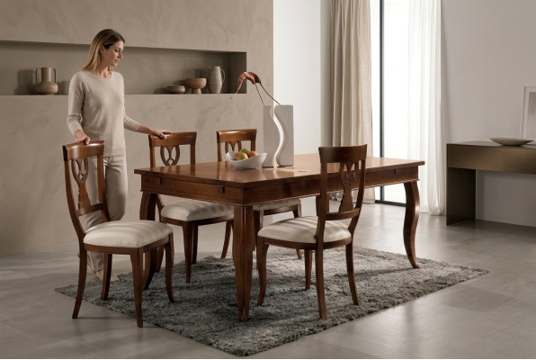 Zwodniczo prawdziwa imitacja drewna Stół obiadowy: Nowoczesny design I luksus dla Twojej jadalni