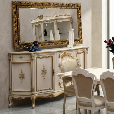 Kredens Design rtv Kredens Sypialnia Szafa Półka Luxury Living Pokój Board